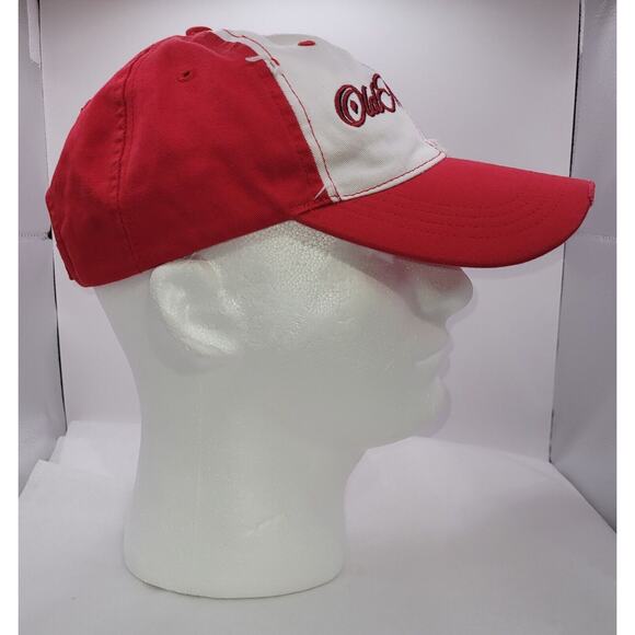 Old Milwaukee Beer Red White Strap Back Cap OM Fine Premium Beer - Picture 3 of 9